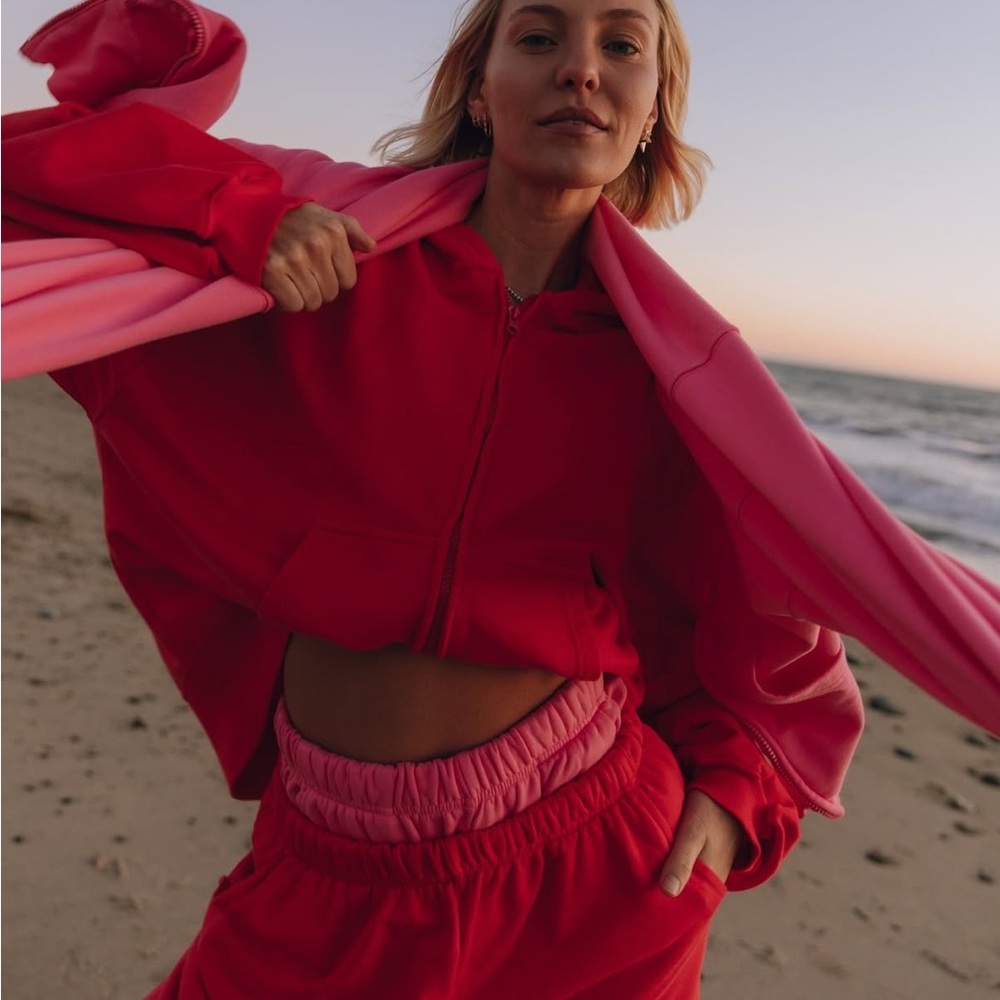 Daily Drills Heart full zip hoodie